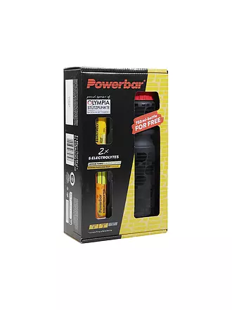 POWER BAR | 5 Electrolytes Multiflavour + Botella de agua 750ml |